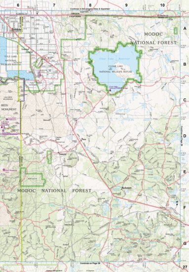 California Atlas & Gazetteer Page 27 Preview 1