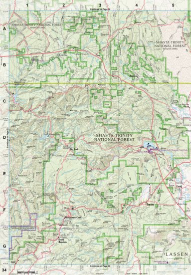 California Atlas & Gazetteer Page 34 Preview 1