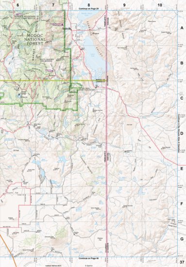 California Atlas & Gazetteer Page 37 Preview 1