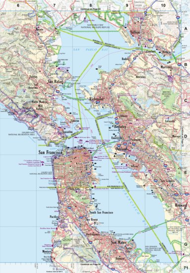 California Atlas & Gazetteer Page 71 Preview 1