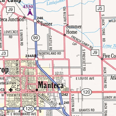 California Atlas & Gazetteer Page 73 Preview 2