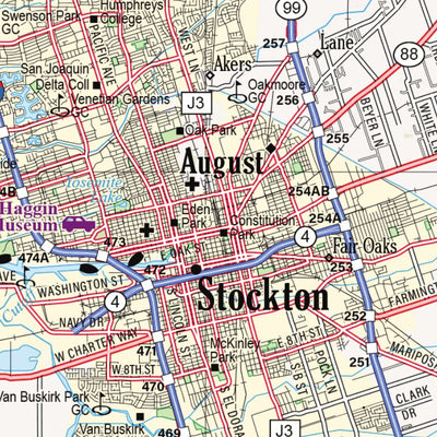 California Atlas & Gazetteer Page 73 Preview 3