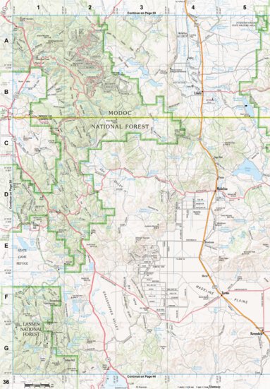 California Atlas & Gazetteer Page 36 Preview 1