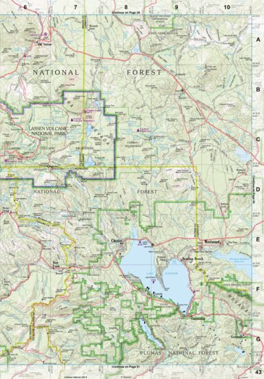 California Atlas & Gazetteer Page 43 Preview 1