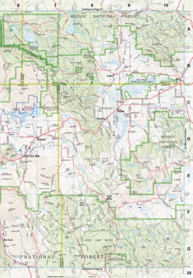 California Atlas & Gazetteer Page 35 Preview 1