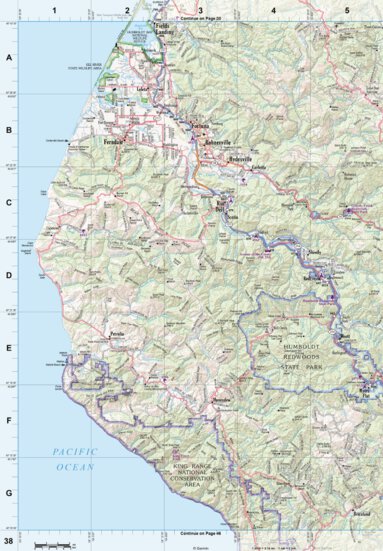 California Atlas & Gazetteer Page 38 Preview 1