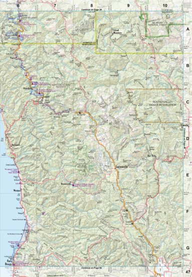 California Atlas & Gazetteer Page 47 Preview 1