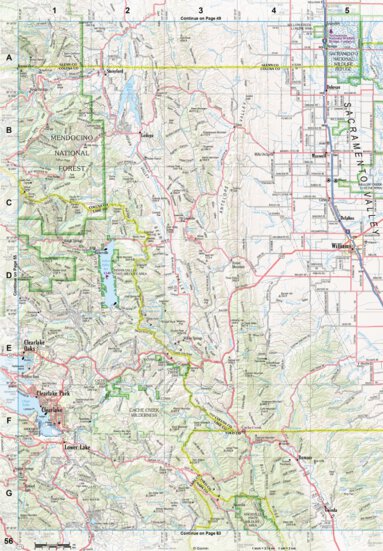 California Atlas & Gazetteer Page 56 Preview 1