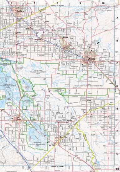 California Atlas & Gazetteer Page 83 Preview 1