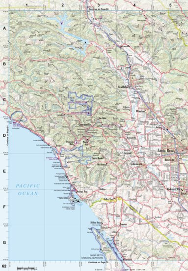 California Atlas & Gazetteer Page 62 Preview 1