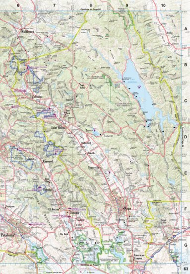 California Atlas & Gazetteer Page 63 Preview 1