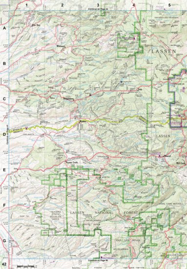 California Atlas & Gazetteer Page 42 Preview 1