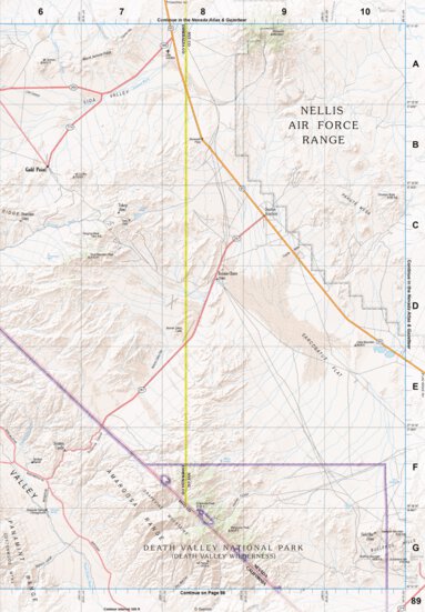 California Atlas & Gazetteer Page 89 Preview 1