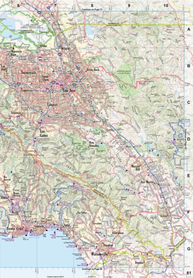 California Atlas & Gazetteer Page 81 Preview 1
