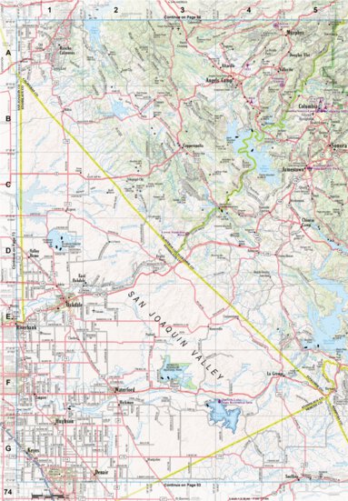 California Atlas & Gazetteer Page 74 Preview 1
