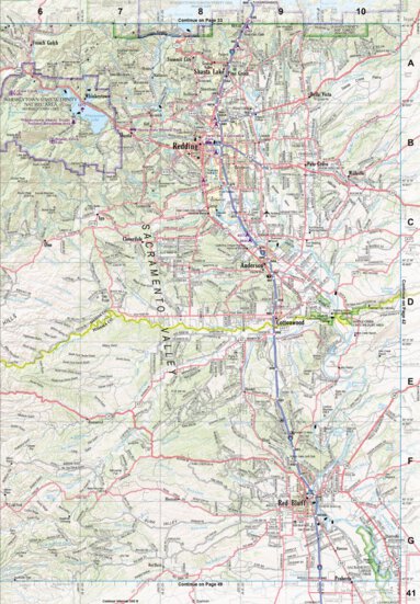 California Atlas & Gazetteer Page 41 Preview 1