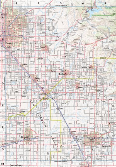 California Atlas & Gazetteer Page 94 Preview 1