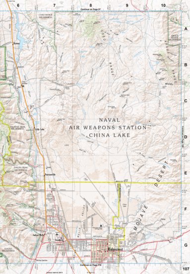 California Atlas & Gazetteer Page 107 Preview 1
