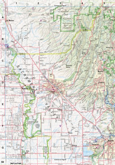 California Atlas & Gazetteer Page 50 Preview 1