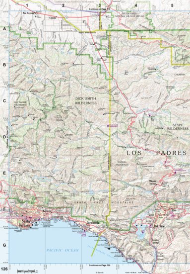 California Atlas & Gazetteer Page 126 Preview 1