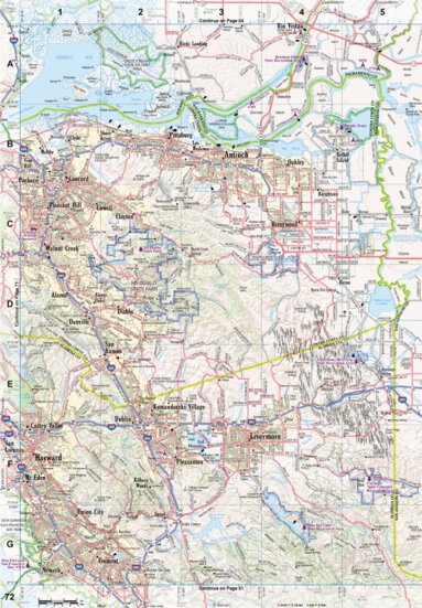California Atlas & Gazetteer Page 72 Preview 1