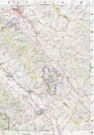 California Atlas & Gazetteer Page 91 Preview 1