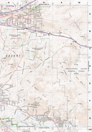 California Atlas & Gazetteer Page 131 Preview 1