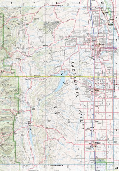California Atlas & Gazetteer Page 49 Preview 1