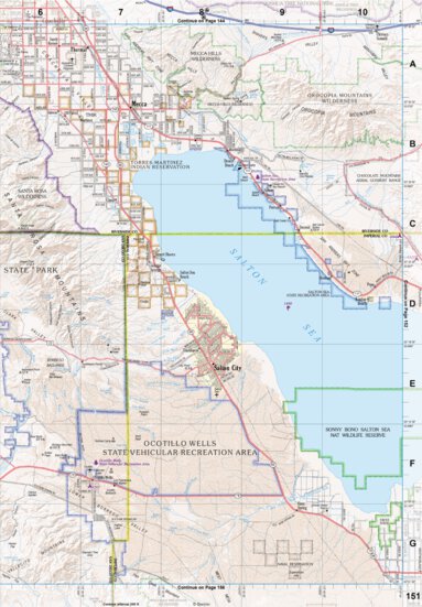 California Atlas & Gazetteer Page 151 Preview 1