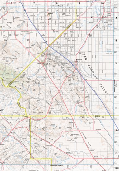California Atlas & Gazetteer Page 103 Preview 1