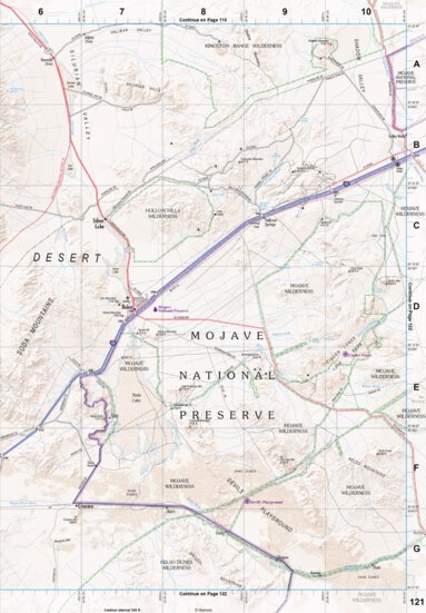 California Atlas & Gazetteer Page 121 Preview 1