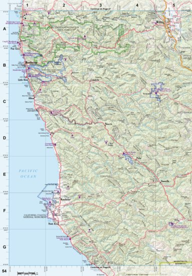 California Atlas & Gazetteer Page 54 Preview 1