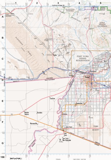 California Atlas & Gazetteer Page 158 Preview 1