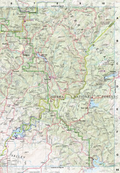 California Atlas & Gazetteer Page 85 Preview 1