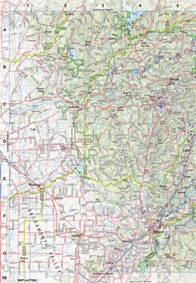 California Atlas & Gazetteer Page 58 Preview 1