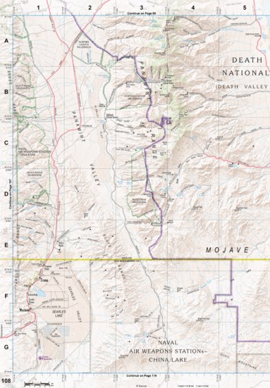 California Atlas & Gazetteer Page 108 Preview 1