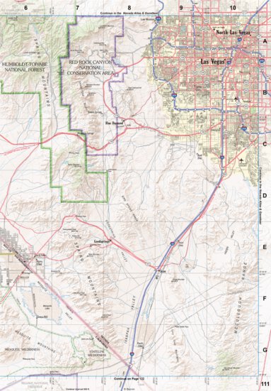 California Atlas & Gazetteer Page 111 Preview 1