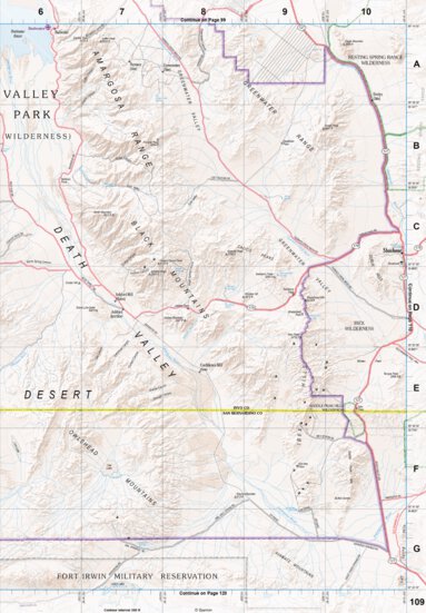 California Atlas & Gazetteer Page 109 Preview 1