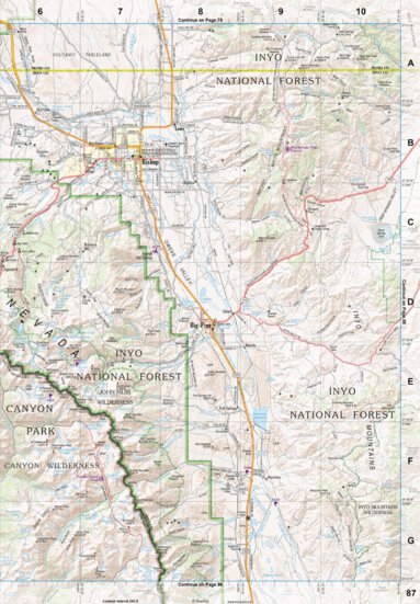 California Atlas & Gazetteer Page 87 Preview 1