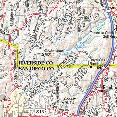 California Atlas & Gazetteer Page 149 Preview 3