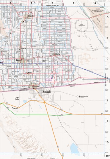 California Atlas & Gazetteer Page 157 Preview 1