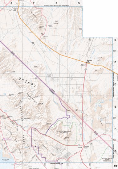 California Atlas & Gazetteer Page 99 Preview 1