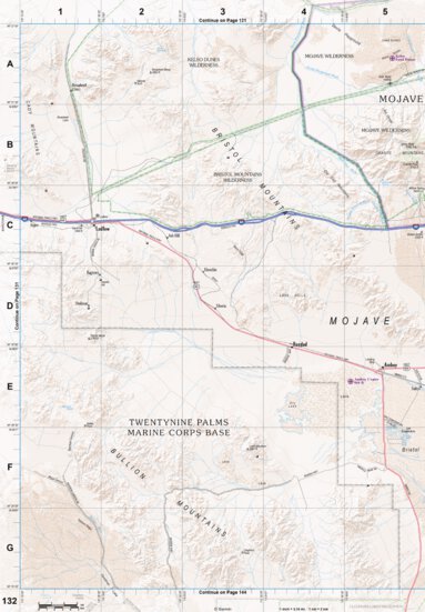 California Atlas & Gazetteer Page 132 Preview 1