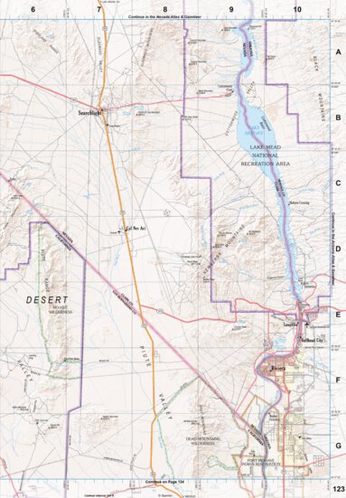 California Atlas & Gazetteer Page 123 Preview 1