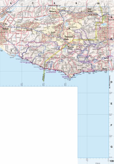 California Atlas & Gazetteer Page 139 Preview 1