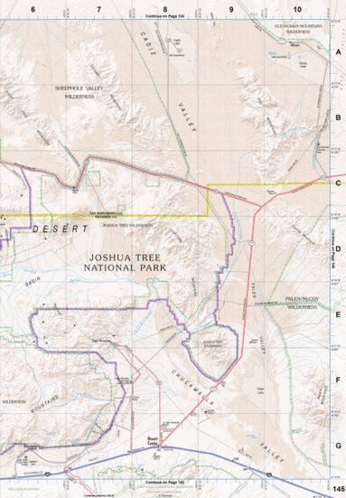 California Atlas & Gazetteer Page 145 Preview 1
