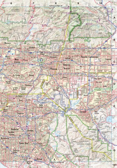 California Atlas & Gazetteer Page 141 Preview 1