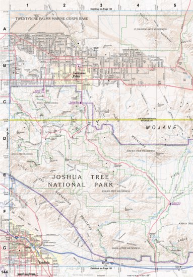 California Atlas & Gazetteer Page 144 Preview 1