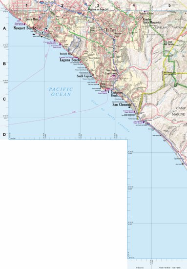 California Atlas & Gazetteer Page 148 Preview 1