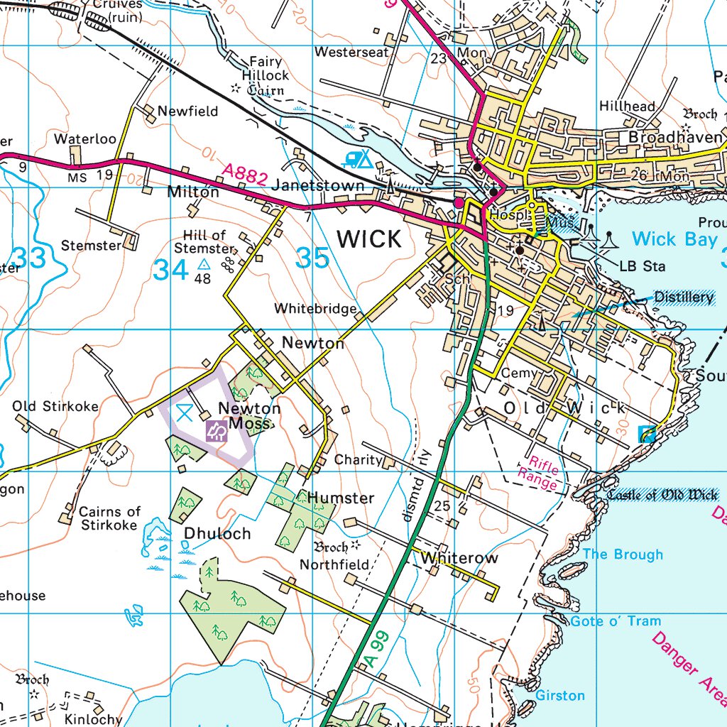 Grendon Underwood Ward 1 (1:50,000) Map by UK Topographic Maps | Avenza ...